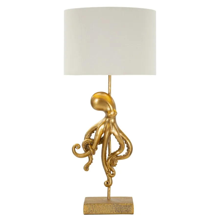 LAMPA STOŁOWA OCTOPUS GOLD 30,5X64,5 cm